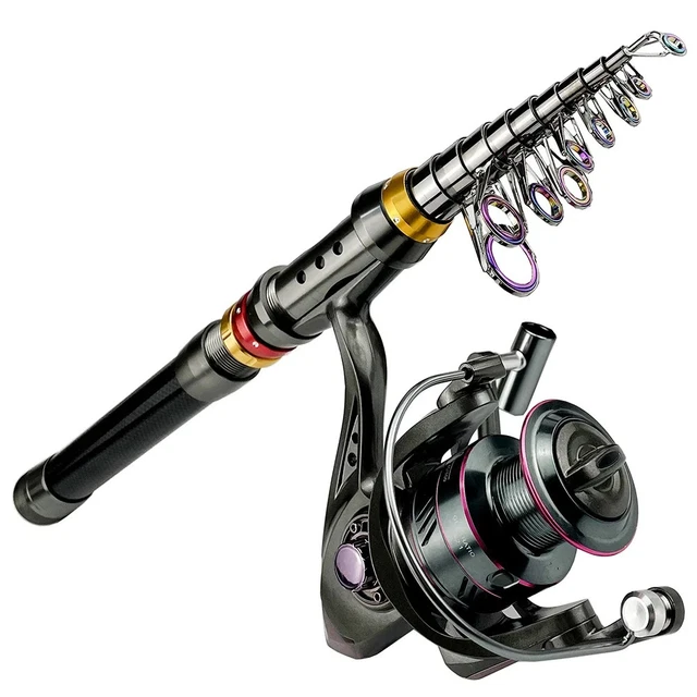 Canne à Pêche Carbone Browning Taurus 40 Avec Moulinet - Occasion