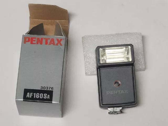 Pentax AF160Sa Electronic Flash Unit Excellent Used Condition With Original Box