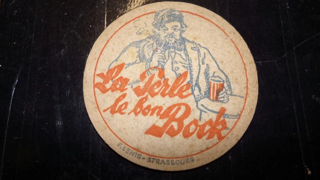 Sous-bock Ancien Bière ADLER – Hors-série, Coaster, Vintage 10 Pièces