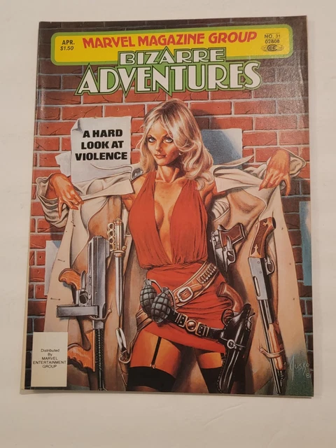 Bizarre Adventures #31 April 1982 Marvel Magazine Group Stan Lee Vintage Comic