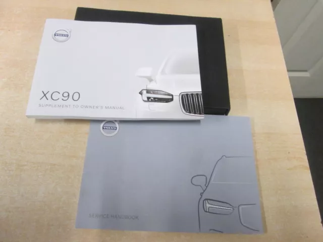 Volvo Xc90 Handbook Supplement To Owners Manual Wallet 2018-2022+++Service Book.