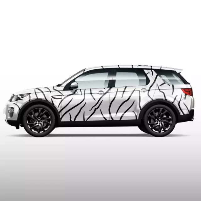 Aufkleber Zebra Streifen Camouflage Safari Tarnmuster Auto Dekorset Linien #1442