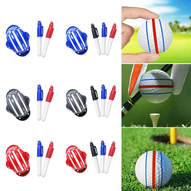 GOLF BALL LINER Marker Line Drawing Template Alignment Stencil Putting