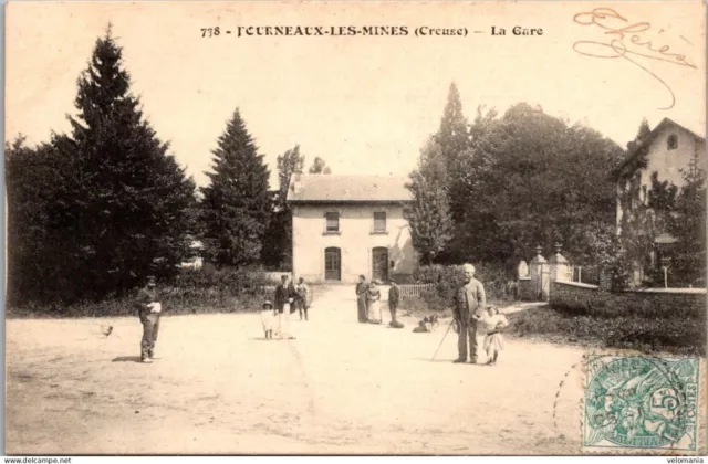 S13090 cpa 23 Fourneaux les Mines - La Gare