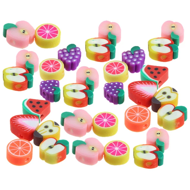 100 Pcs Necklace Making Beads Loose Bead Soft Clay Beads Claeys Jewelry