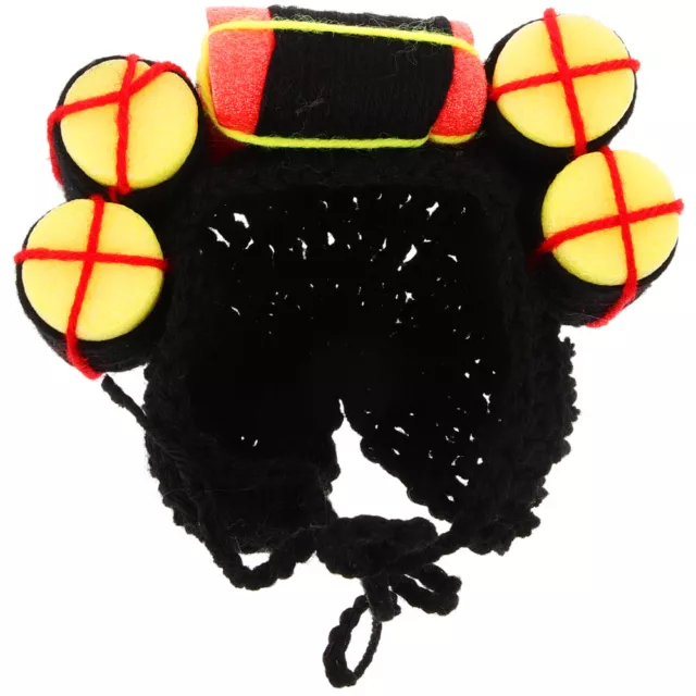 Vestido para mascotas Tocado para perro Prendas para la cabeza Cabello rizado Sombrero Halloween