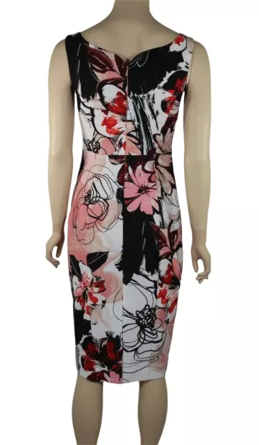 Black Halo New NWT Ally Sheath Dress Floral Pink Red Black 2 3