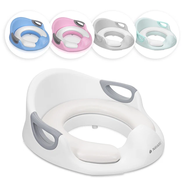 Adaptador de WC para niños asiento reductor infantil para tapa del inodoro azul