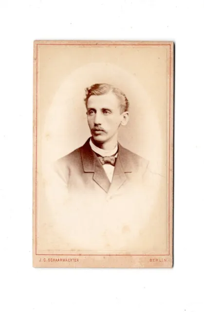 Schaarwächter CDV Foto Herrenportrait - Berlin um 1880