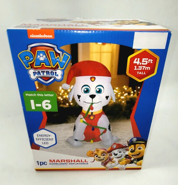 GEMMY 4.5' Airblown Paw Patrol Marshall Lighted Christmas Inflatable