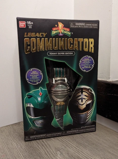MIGHTY MORPHIN POWER Rangers Legacy Communicator Tommy Oliver Edition ...