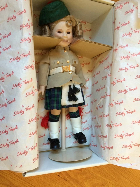 Danbury Mint Dolls of the Silver Screen Shirley Temple Wee Willie Winkie 1986