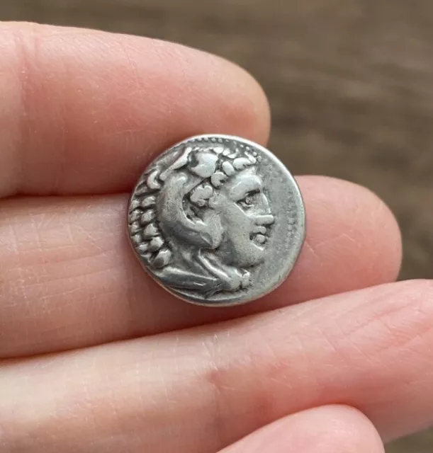 Macedon. Alexander The Great (336-323 B.c). Silver Drachm.