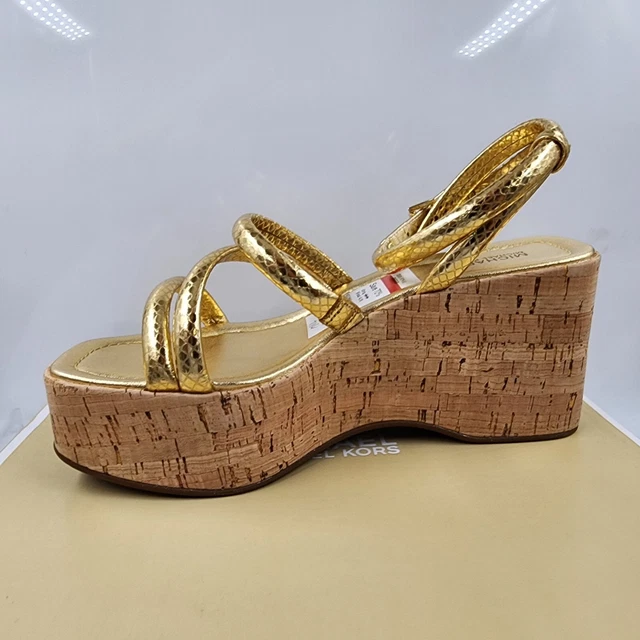 Michael kors discount desiree wedge