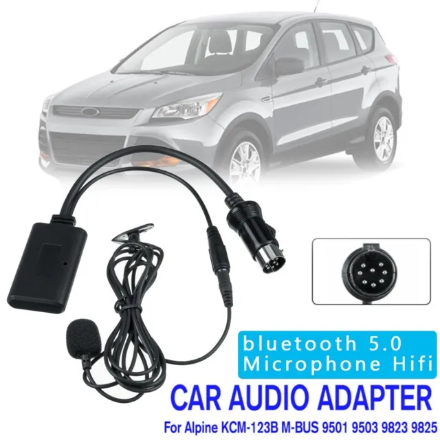 Connecteur Autoradio 12 Broches RD4 Bluetooth Musique AUX Câble Audio sans  Fil Adaptateur Micro Mains Libres Connecteur Audio Automatique Adapté pour  Peugeot : : High-Tech