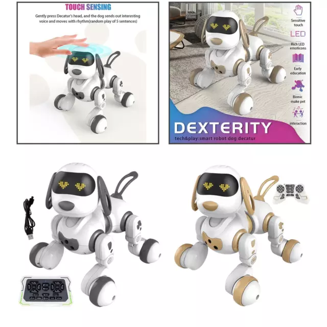 boîte Robot électronique intelligent télécommandé pour chien avec induction  tactile, programmation d'éducation précoce, cascades électriques, chant et  danse, simulation, puzzle, jouet d'interaction parent-enfant pour les  enfants de plus de 3 ans, cadeau