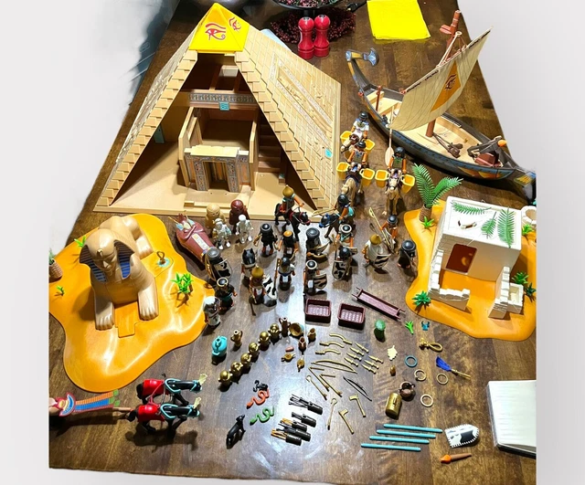 Playmobil Vintage - Pyramide Égypte Avec Pilleurs De Tombe, Set 4248 De 2008, Occasion