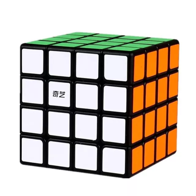 QIYI Speed Magic Cube 3x3x3 4x4x4 5x5x5 Puzzle Schwarz Aufkleber Zauberwürfel 3