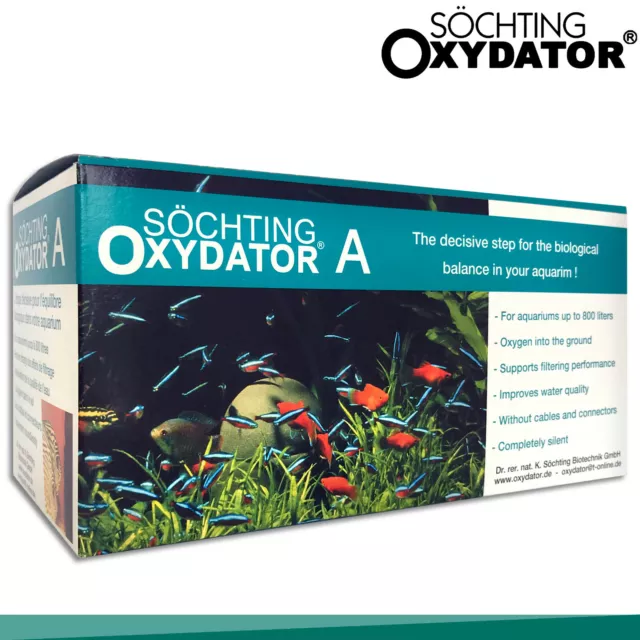 Söchting Oxydator A pour Aquariums Jusqu'À 800L Soins D'Eau Poissons Algue