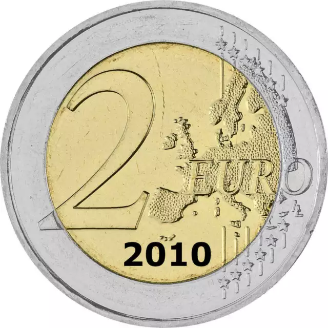 2 euro commemorative coin 2010 bank fresh unc to choose from all countries Finland, Italy