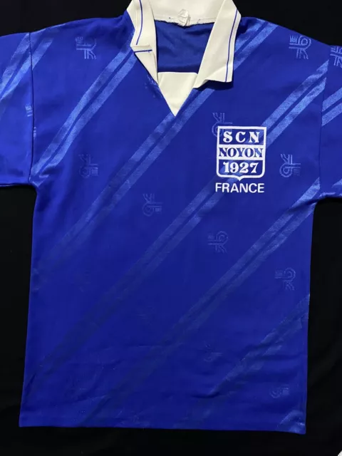 SCN Noyon France Home Shirt 1970s No.13 Medium Original Rare And Vintage