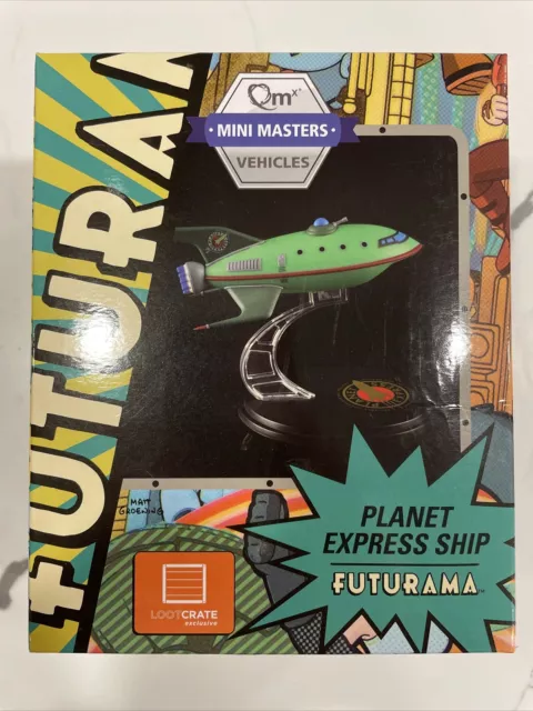 Futurama Planet Express Ship Model QMX Mini Masters Vehicles 2016 Loot Crate NEW