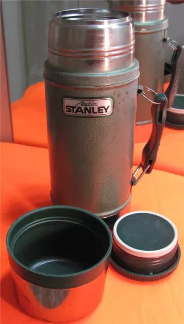 VINTAGE ALADDIN STANLEY Thermos 24oz Green Wide Mouth REPLACEMENT Bottle  only! $14.98 - PicClick