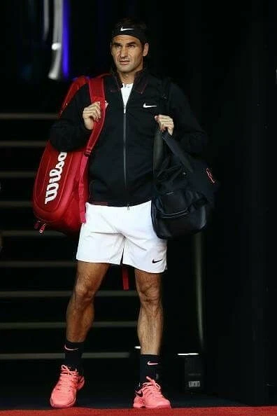 Veste Nike Federer US Open 2011 - Taille L, Gris Microfibre - Occasion Très Bon état