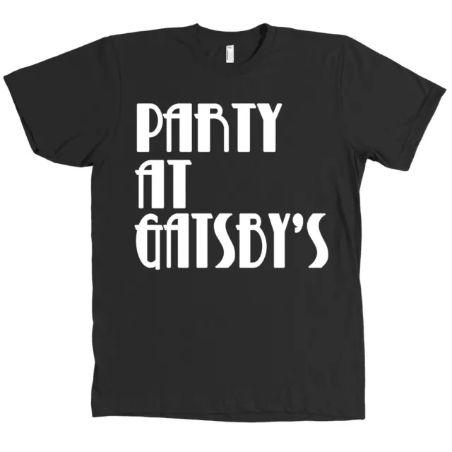 Party At Gatsby's Bella + Canvas Shirt Great Gatsbys Mansion Tee - MANY COLORS