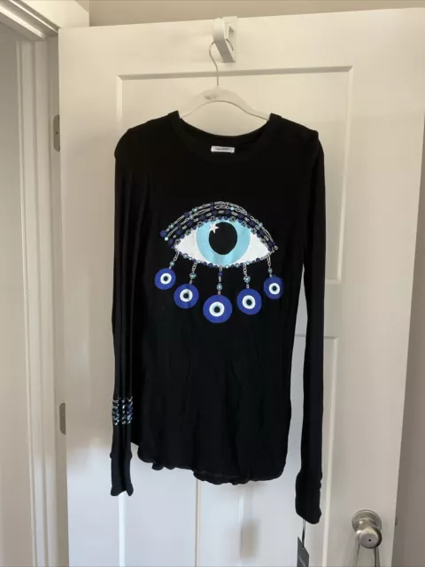 Lauren Moshi Evil Eye Top  Size Large New with tags $158.00