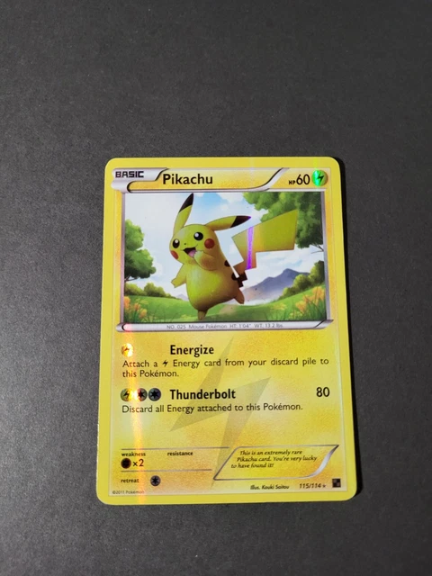 rare pikachu card black and white Pokemon Star Promo Card: - SM81 - Ultra Holo this item offers a spectacular aesthetic for a gallery Pikachu Price & Card Details