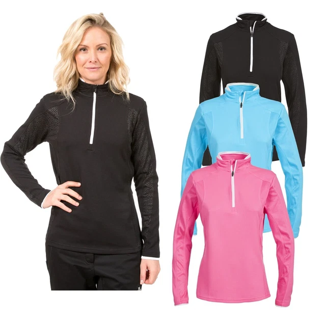 Trespass Ollog Maglione riflettente da donna attivo maniche lunghe palestra allenamento