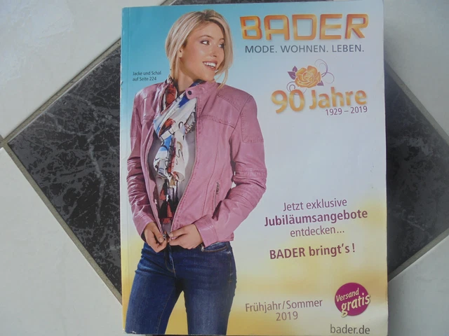 Bader Versandhaus Katalog Frühjahr/Sommer 2019 - 90 Jahre Bader!/Komplett!