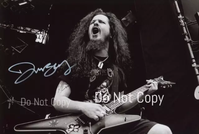 Dimebag Darrell Signed Photo 8X10 Rp Autographed Picture * Pantera
