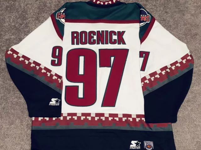 Phoenix Coyotes Hockey Jersey Front Embroidered Coyote Graphic Patch  Roenick 97