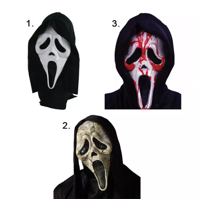 Scream 6 Cosplay Skeleton Ghost Mask Scary Horror Mask Halloween Fancy Props