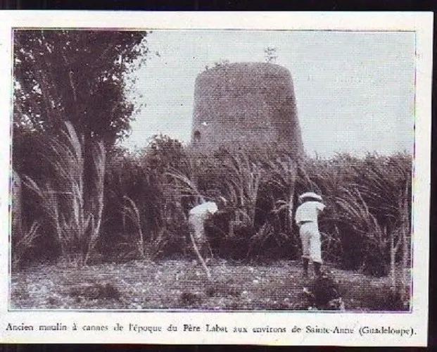 1935  --  Guadeloupe Sainte Anne  Moulin A Cannes  G666