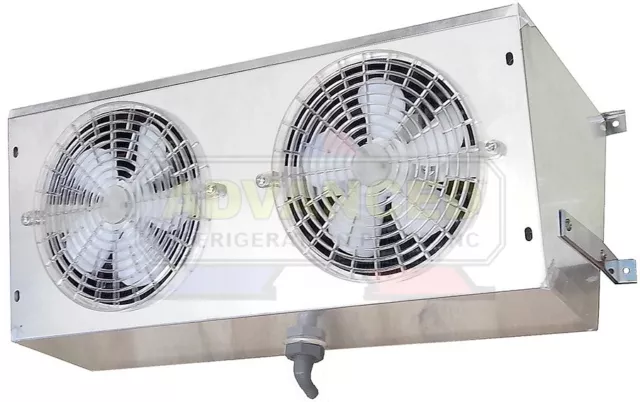 Short V Profile Compact Coolers Evaporator Top/Back Mount 2 Fans 1,700 BTU, 115V