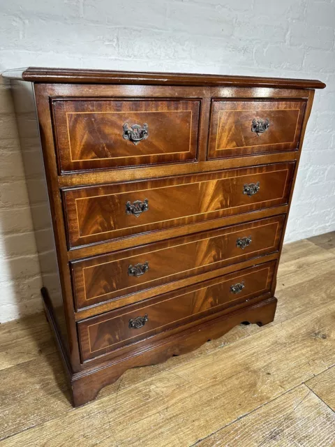 Antique Style Mahogany Chest Of Drawers . Free Delivery Available