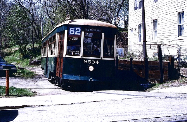Original Kodachrome Slide Septa Peter Witt #8534 Darby Loop April 24, 1994