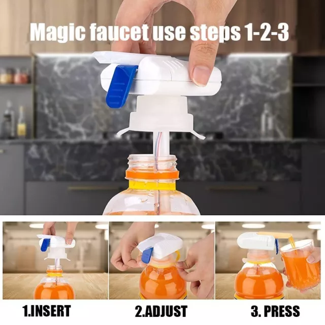 Automatic Drink Dispenser Electric Magic Tap Milk Juice Beer Water Anti-overflow