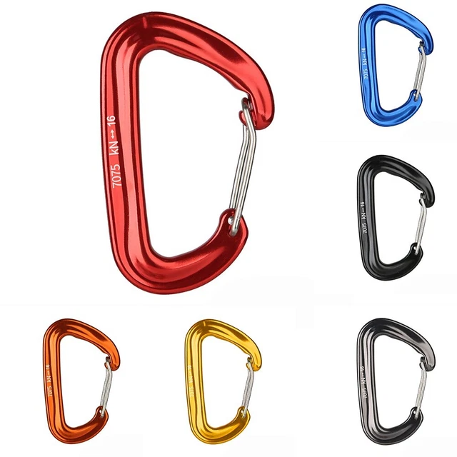 Versatile D Shape Carabiner for Climbing Backpacks Reliable and Fashionable