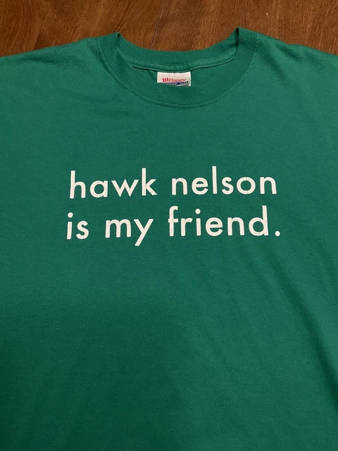 Hawk Nelson Shirt Size M Hanes Tag Relient K Kutless TobyMac Jars of Clay
