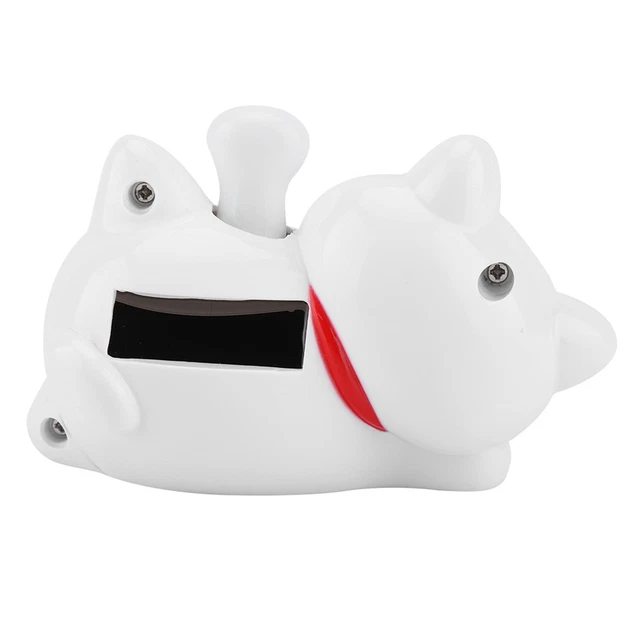 #2 Solar Powered Adorable Lying Waving Beckoning Fortune Lucky Cat Car