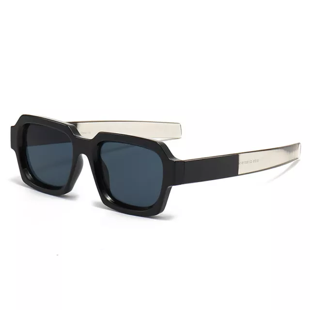 RETRO VINTAGE SQUARE Sunglasses Luxury Men Women BIG Thick Frame