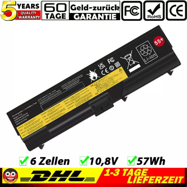 T510 T520 Akku Batterie Für IBM Lenovo ThinkPad T410 T420 T510 SL510 E50 E40 Neu