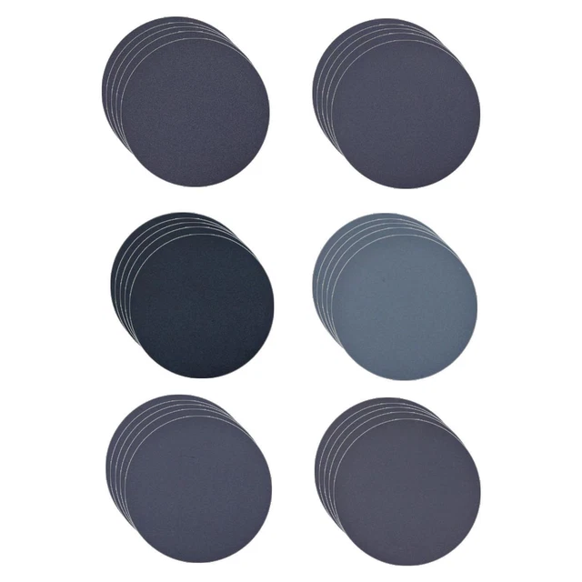30 pièces 3" disque de ponçage portatif pour petits projets meubles métaux