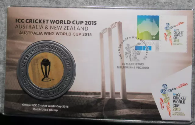 Australia 2015 ICC World Cup Cricket  PNC  Large Medallion Medal