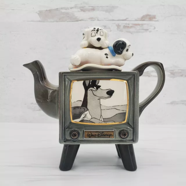 1996 Disney Cardew Teapot 101 Dalmatians Limited Teapot Signed Paul Cardew