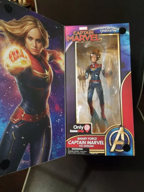 Diamond Select Captain Marvel Binary Force Gallery Statue Avengers PVC Diorama